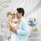 Lann's Linens (Set of 2) Photography Backdrop Curtains - Split Background for Wedding, Party or Photo Booth